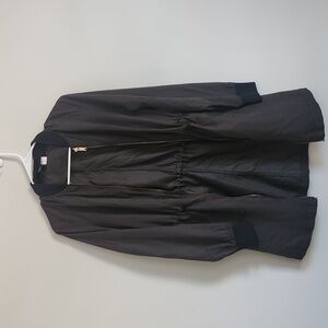 H&M Lightweight Bomber Jacket with Adjustable Waist Cinch Ties 6